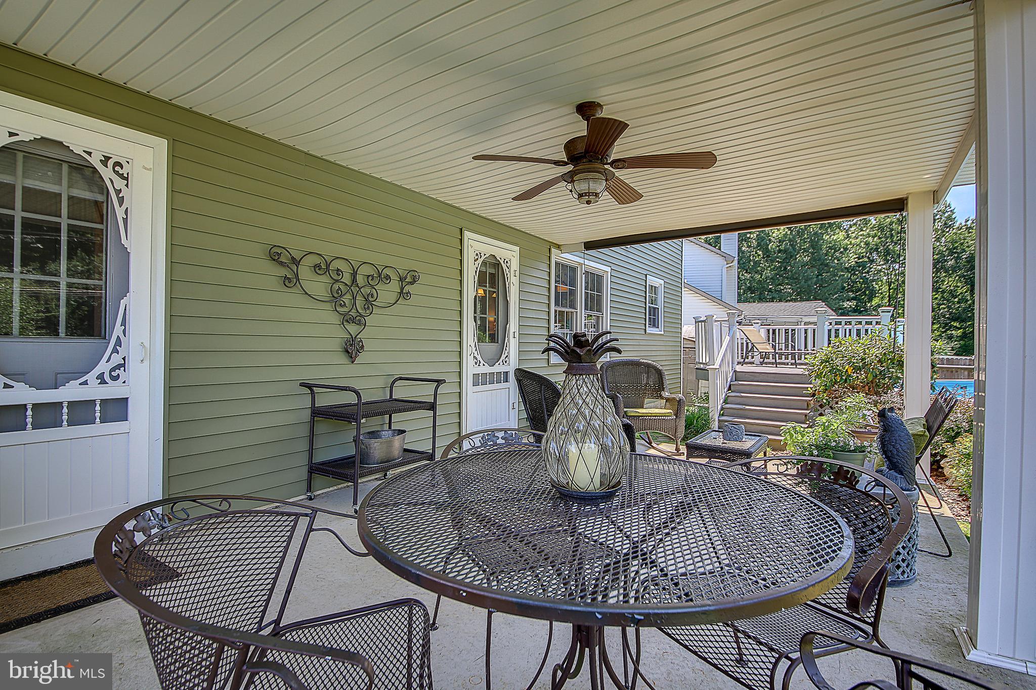 417 Stanford Road Fairless Hills, PA 19030 - Photo 48 of 52 Covered Patio with Fan