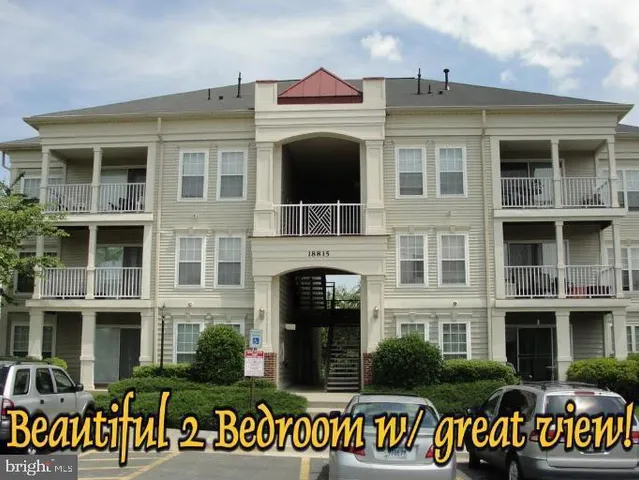 a front view of a building