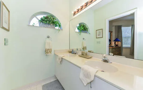 a bathroom with a shower curtain and toilet