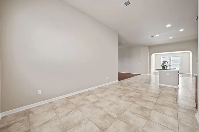 a house view with a backyard space