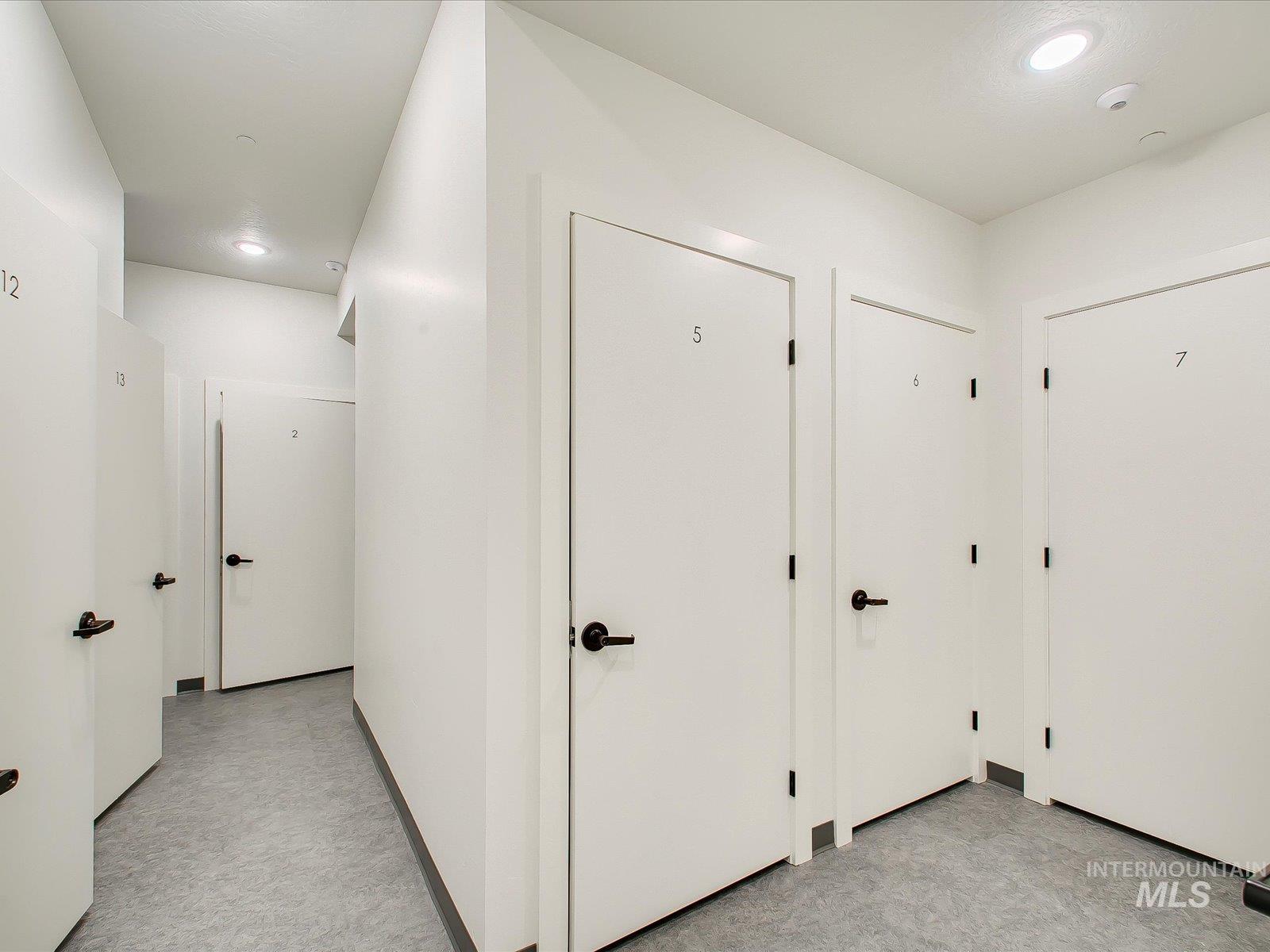 3850 East Haystack Street, Unit 302 Boise, ID 83716 - Photo 27 of 50 Hallway featuring recessed lighting and light flooring