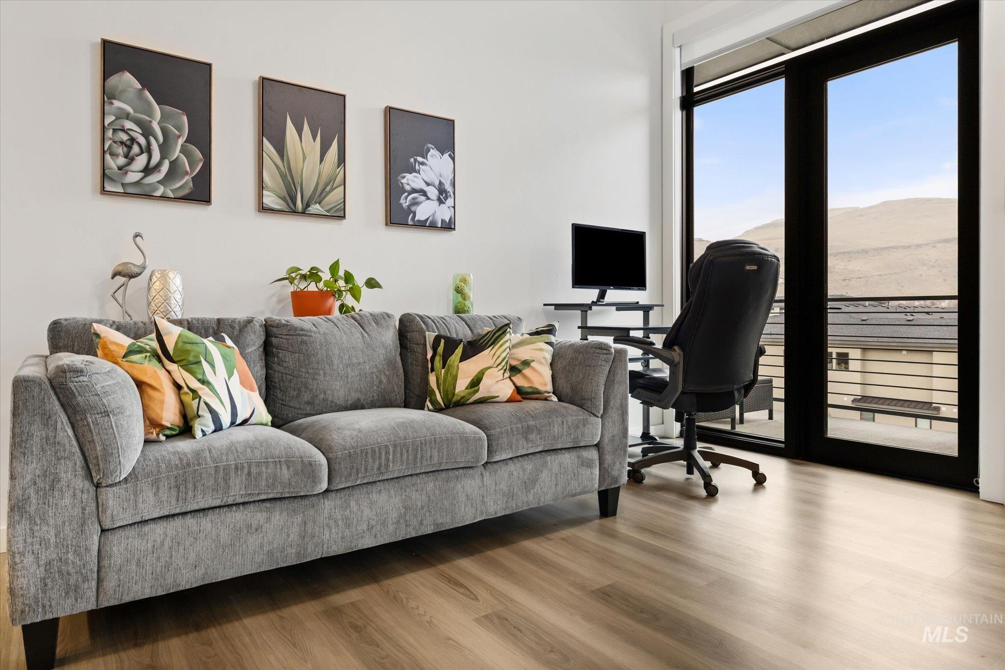 3850 East Haystack Street, Unit 302 Boise, ID 83716 - Photo 9 of 50 Office with wood finished floors