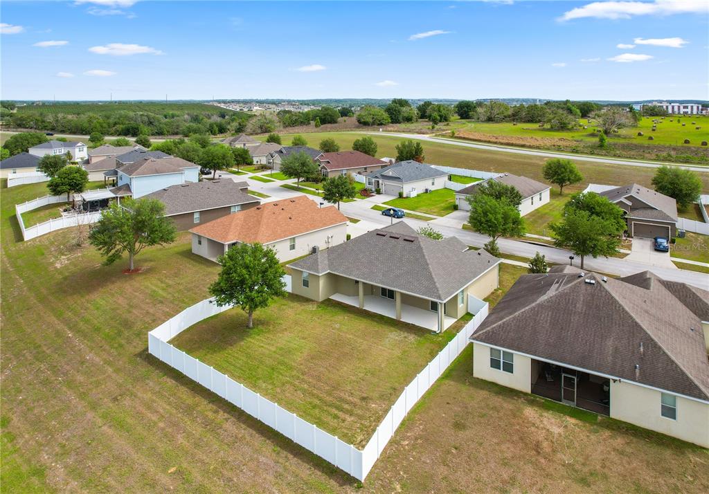 222 Blackstone Creek Road Groveland, FL 34736 - Photo 40 of 49 an aerial view of a house with a swimming pool