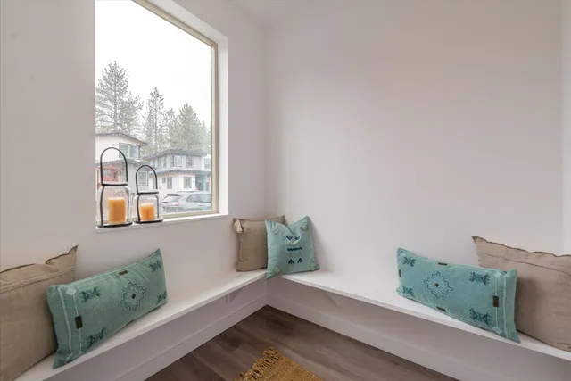 a view of outdoor space with furniture and window