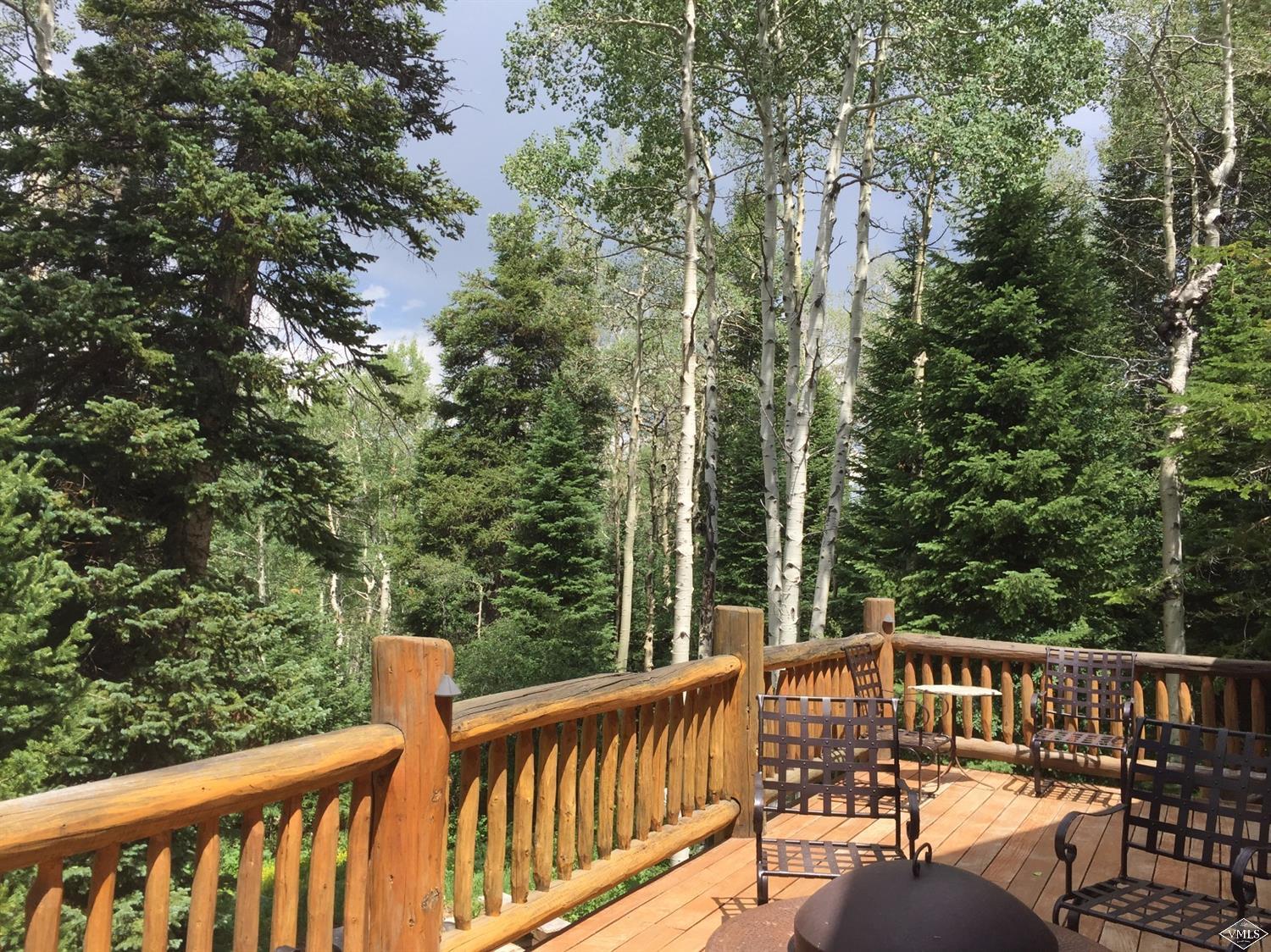 4454 Bellyache Ridge Road Wolcott, CO 81655 - Photo 22 of 25 a view of balcony with furniture