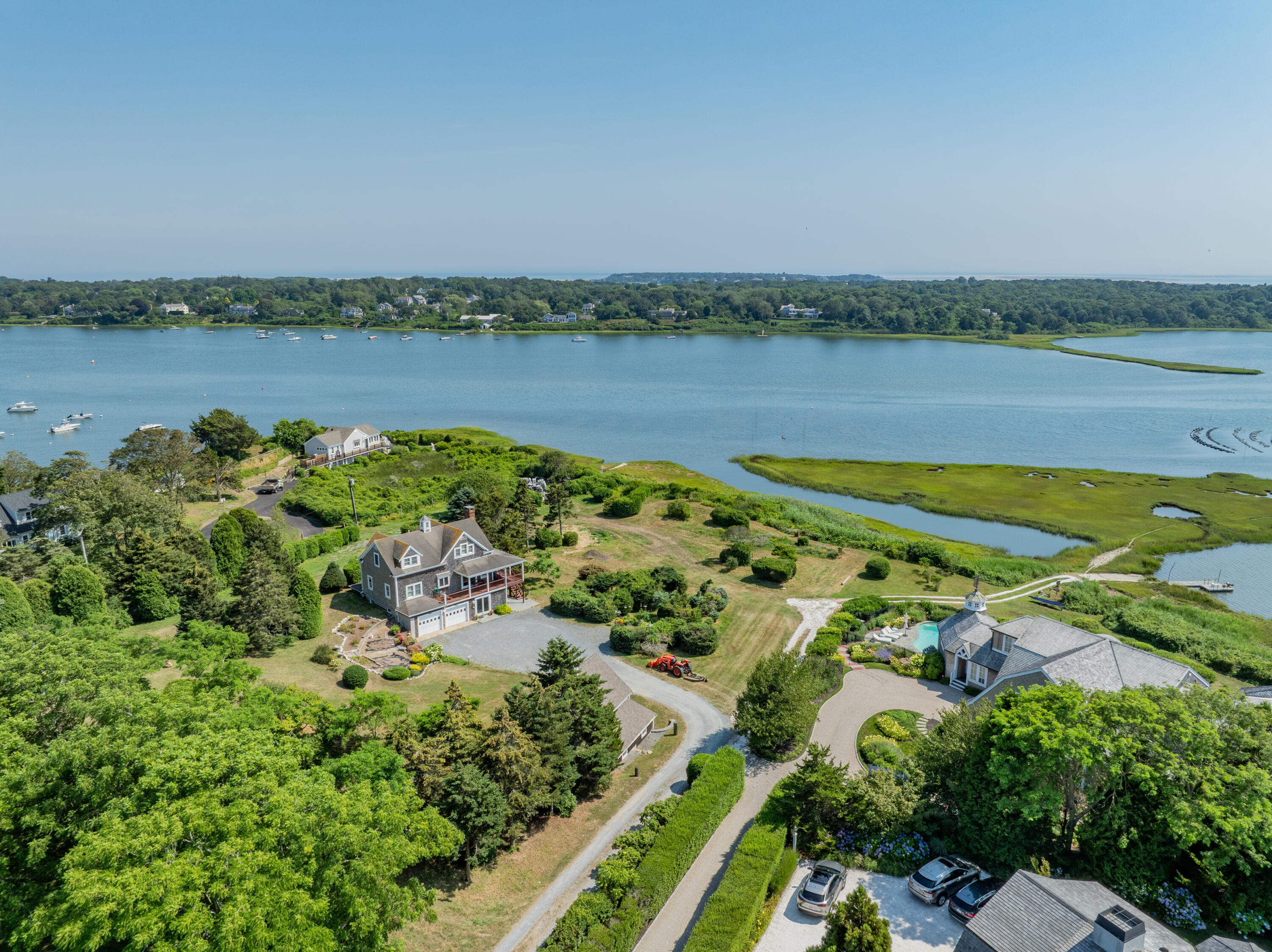 99 Uncle Alberts Drive Chatham, MA 02633 - Photo 19 of 32 a view of a city with a lake view
