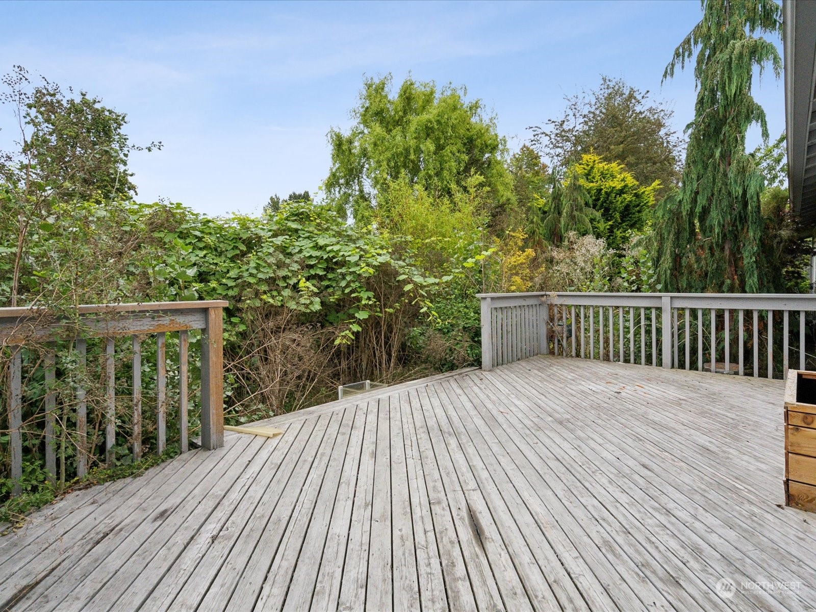 100 Torres Court Sequim, WA 98382 - Photo 25 of 26 a balcony with wooden floor and fence
