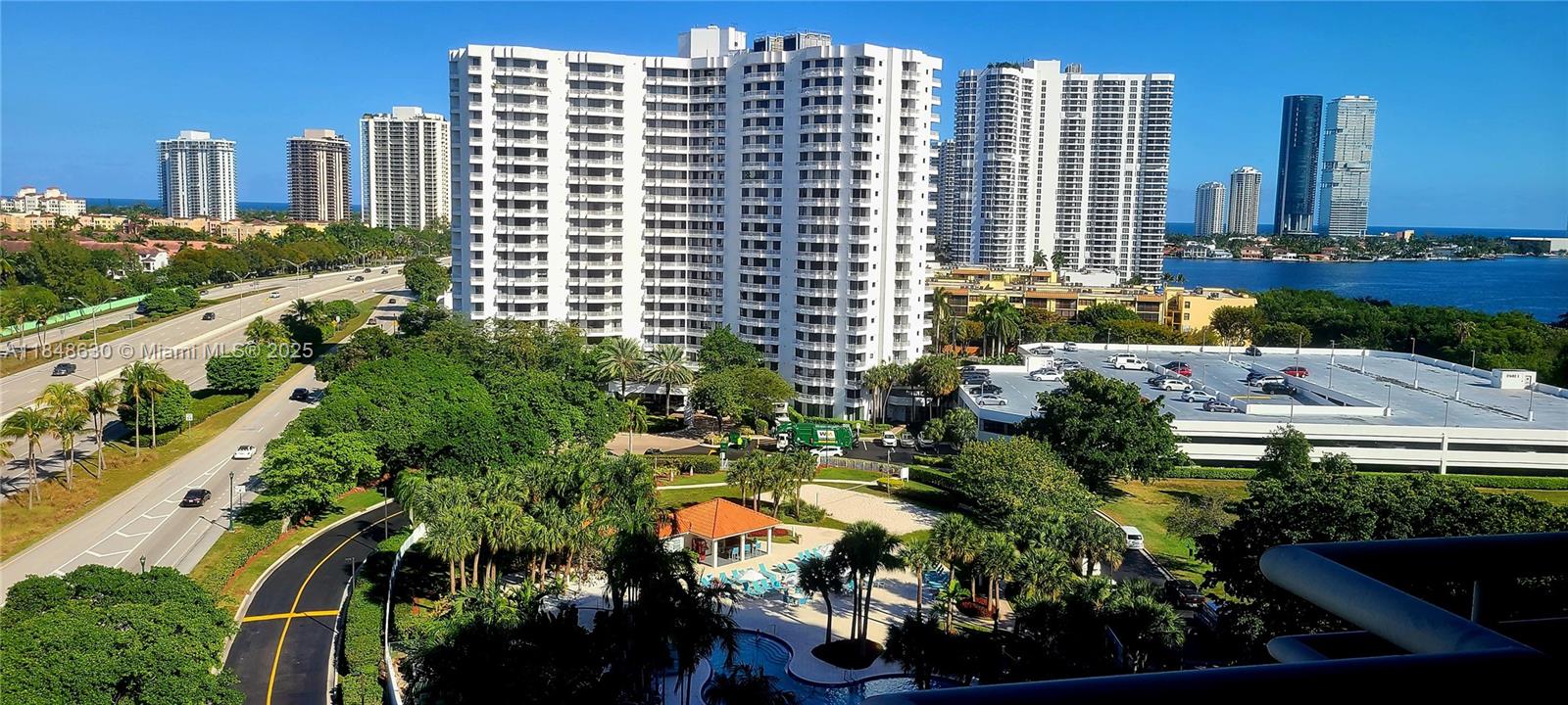 3300 Northeast 191st Street, Unit 1207 Aventura, FL 33180 - Photo 32 of 33 a view of a city with tall buildings