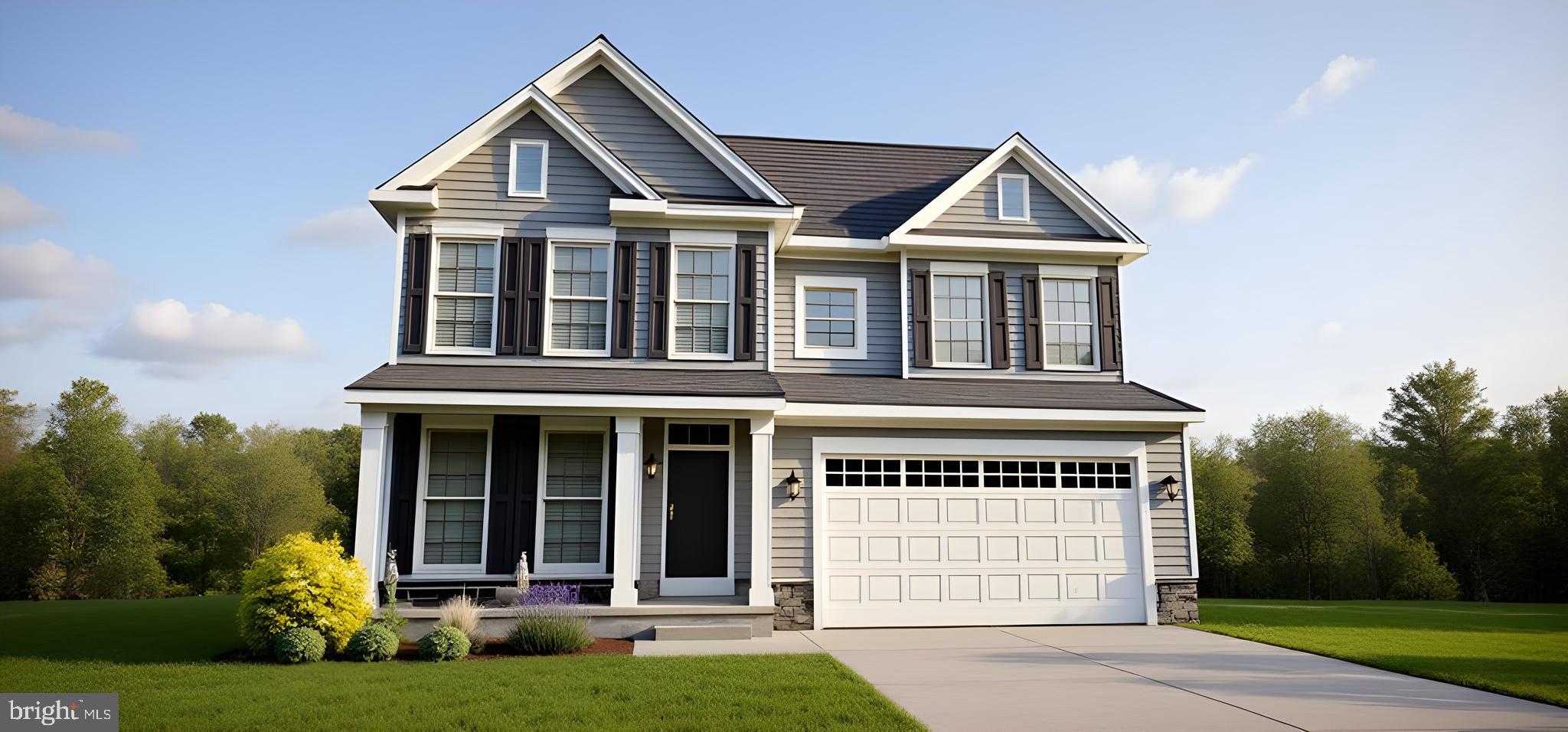 420 Bellflower Way, Unit MERION Townsend, DE 19734 - Photo 6 of 21 front view of a house with a yard