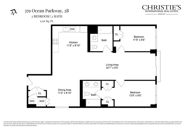 $895,000 | 379 Ocean Parkway, Unit 2B | Kensington