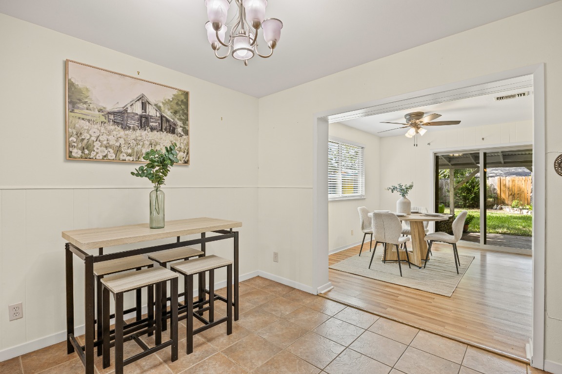 3205 Whites Drive Austin, TX 78735 - Photo 7 of 31 a view of a dining room with furniture window and outside view