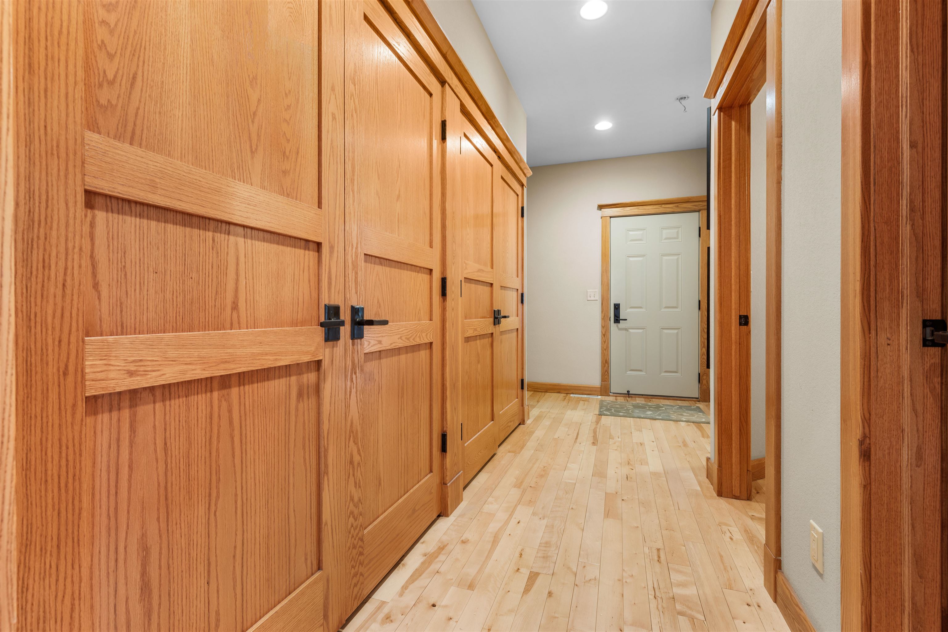 978 Weatherfield Way Belvidere, IL 61008 - Photo 20 of 41 a view of a hallway with wooden floor and staircase