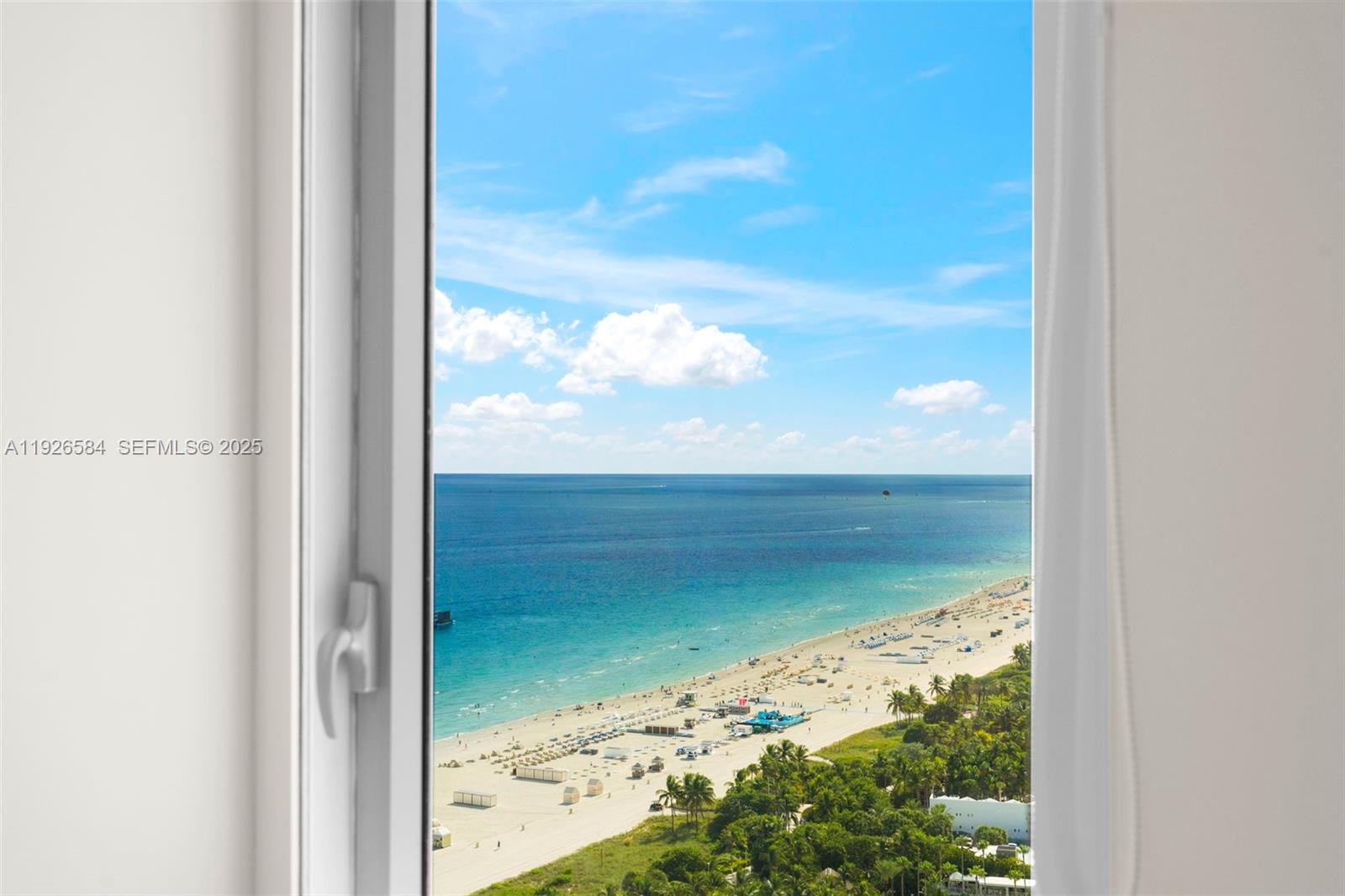 101 20th Street, Unit 3202 Miami Beach, FL 33139 - Photo 27 of 54 a view of sky from window