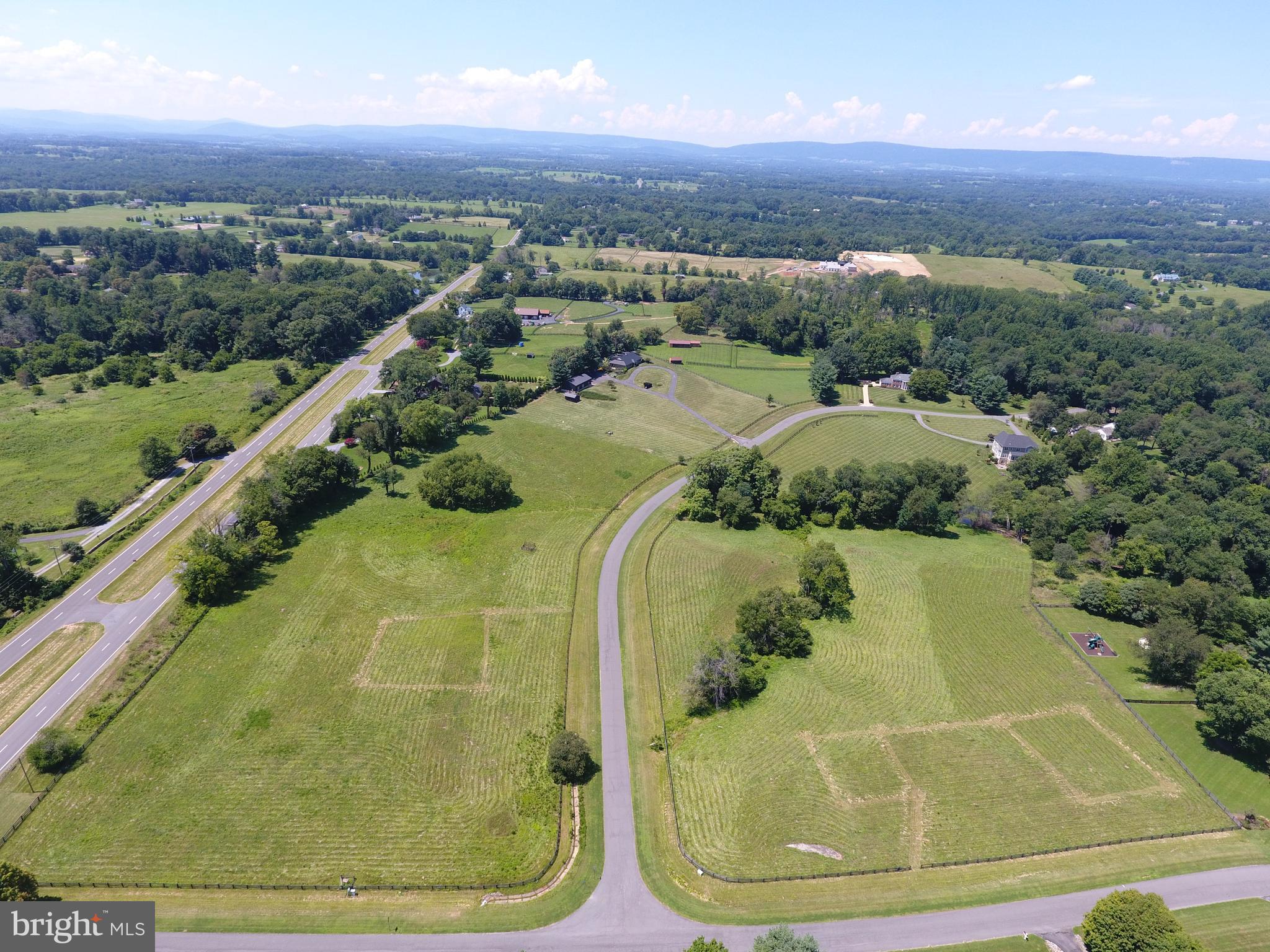 Middleburg Downs Middleburg, VA 20117 - Photo 2 of 6 Drone shot of lot which is on the left