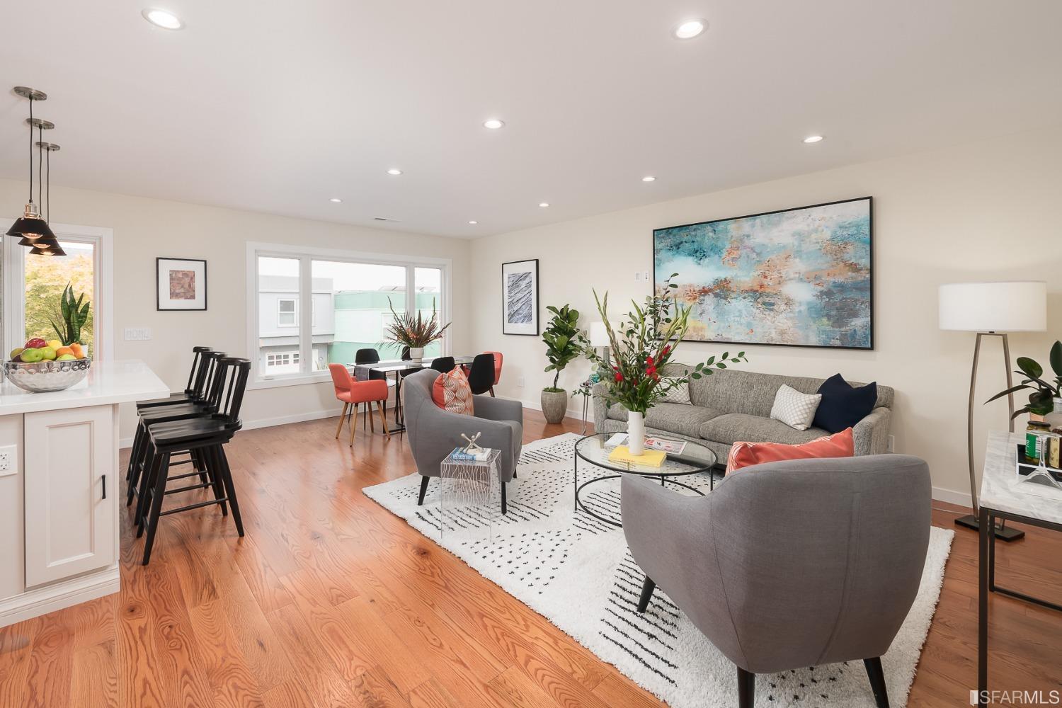 Molimo Drive San Francisco, CA 94127 - Photo 1 of 53 a living room with furniture and a wooden floor