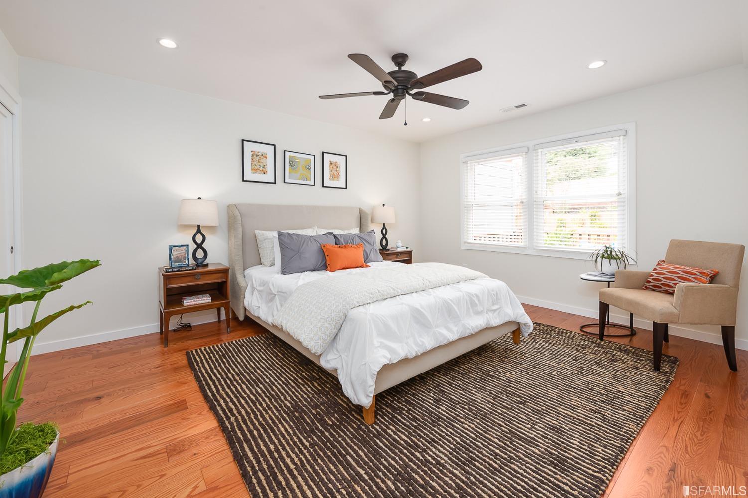 Molimo Drive San Francisco, CA 94127 - Photo 19 of 53 a bedroom with a large bed and a window