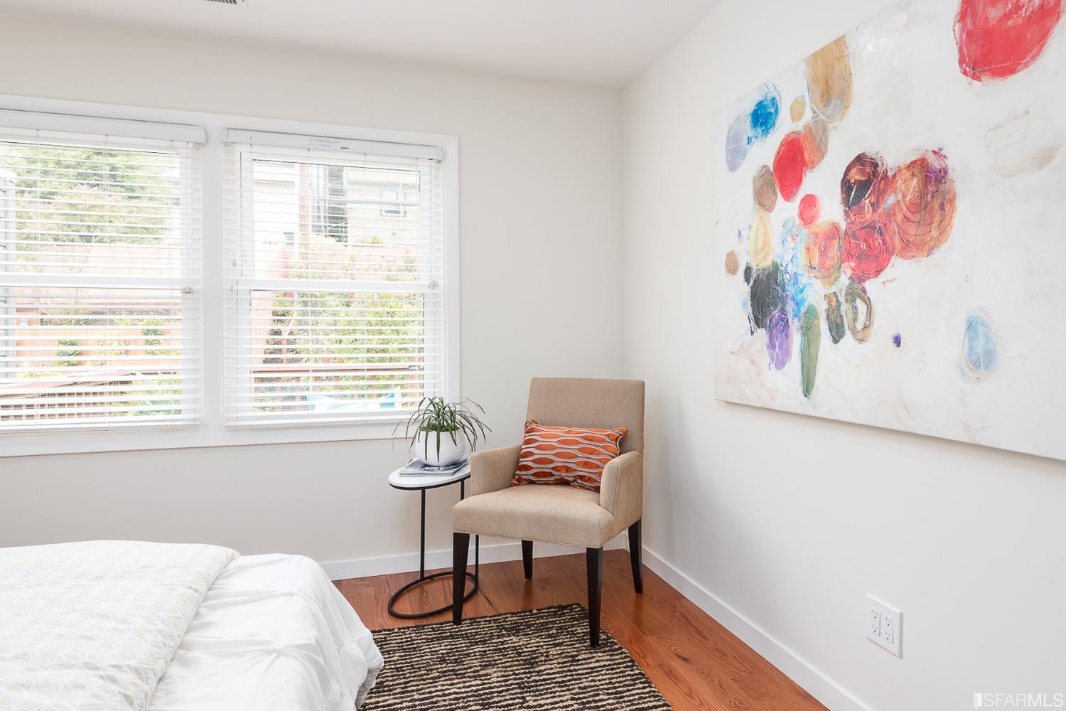 Molimo Drive San Francisco, CA 94127 - Photo 20 of 53 a bedroom with a bed and wooden floor