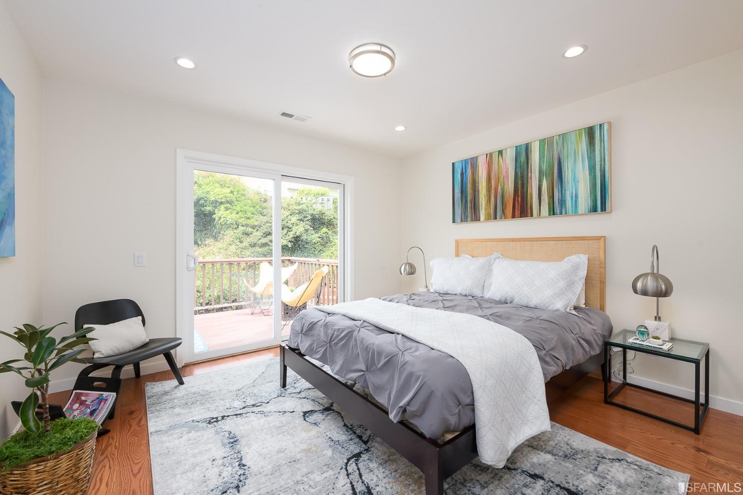 Molimo Drive San Francisco, CA 94127 - Photo 24 of 53 a bedroom with a bed and a window