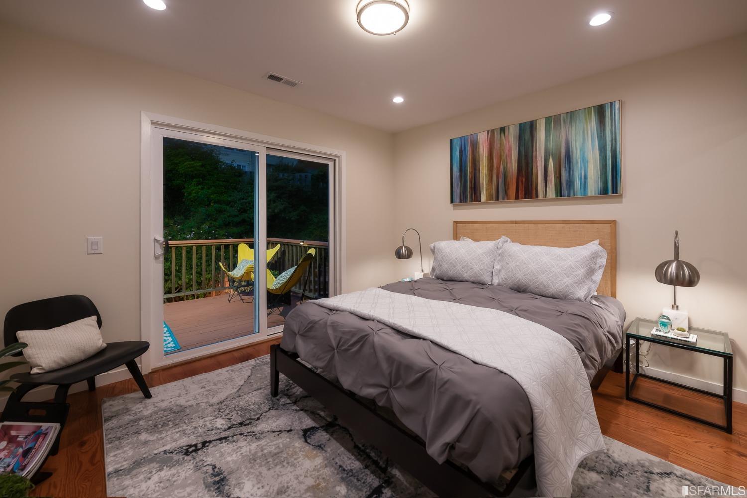 Molimo Drive San Francisco, CA 94127 - Photo 46 of 53 a bedroom with a bed and a window