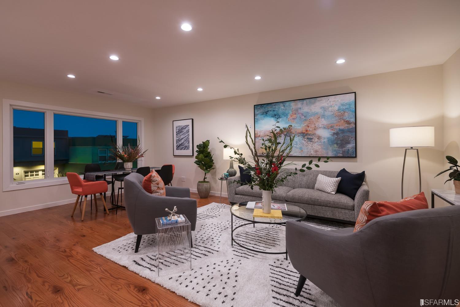 Molimo Drive San Francisco, CA 94127 - Photo 48 of 53 a living room with furniture a rug and a flat screen tv