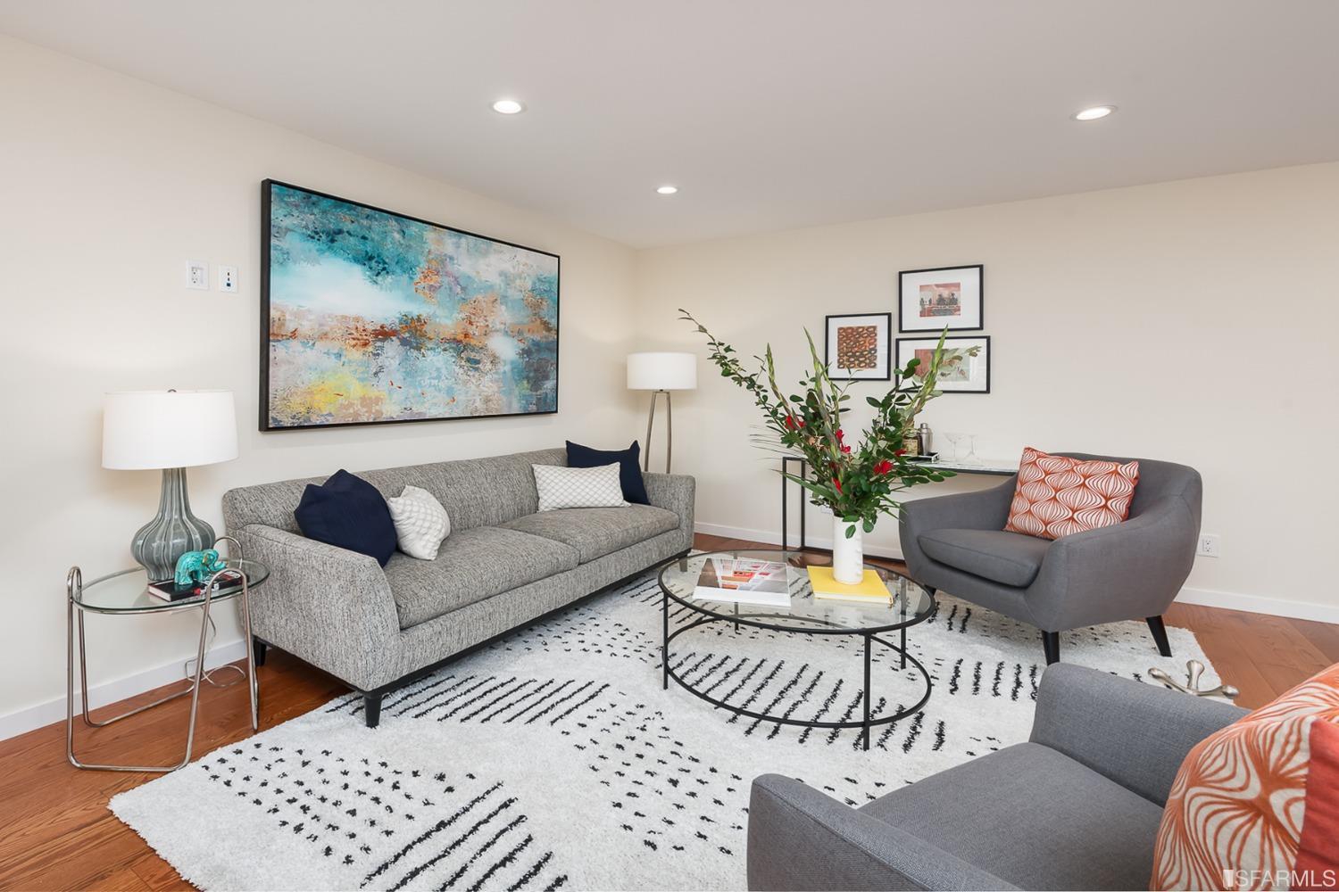 Molimo Drive San Francisco, CA 94127 - Photo 10 of 53 a living room with furniture and a potted plant