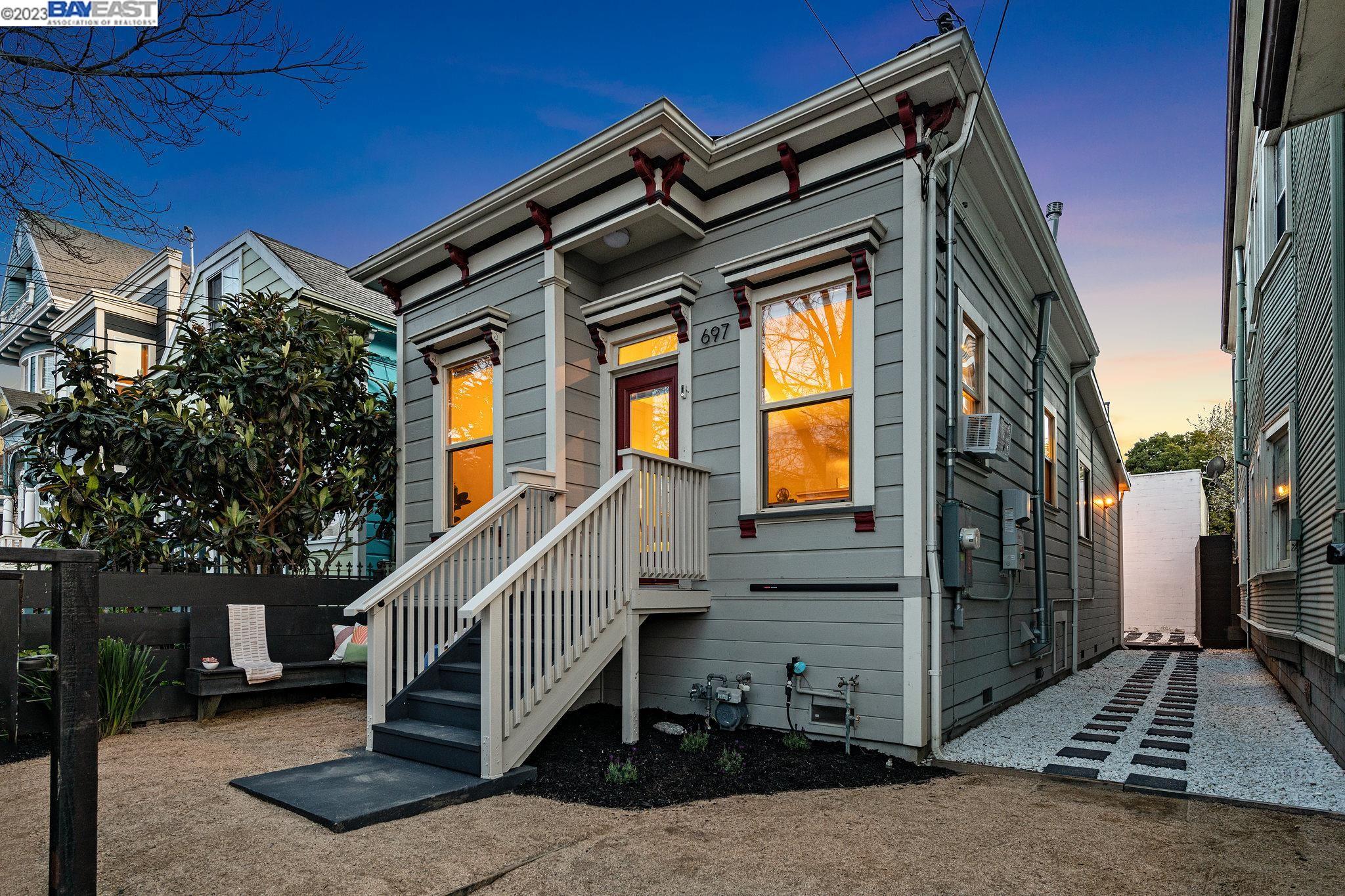 a view of house with a street