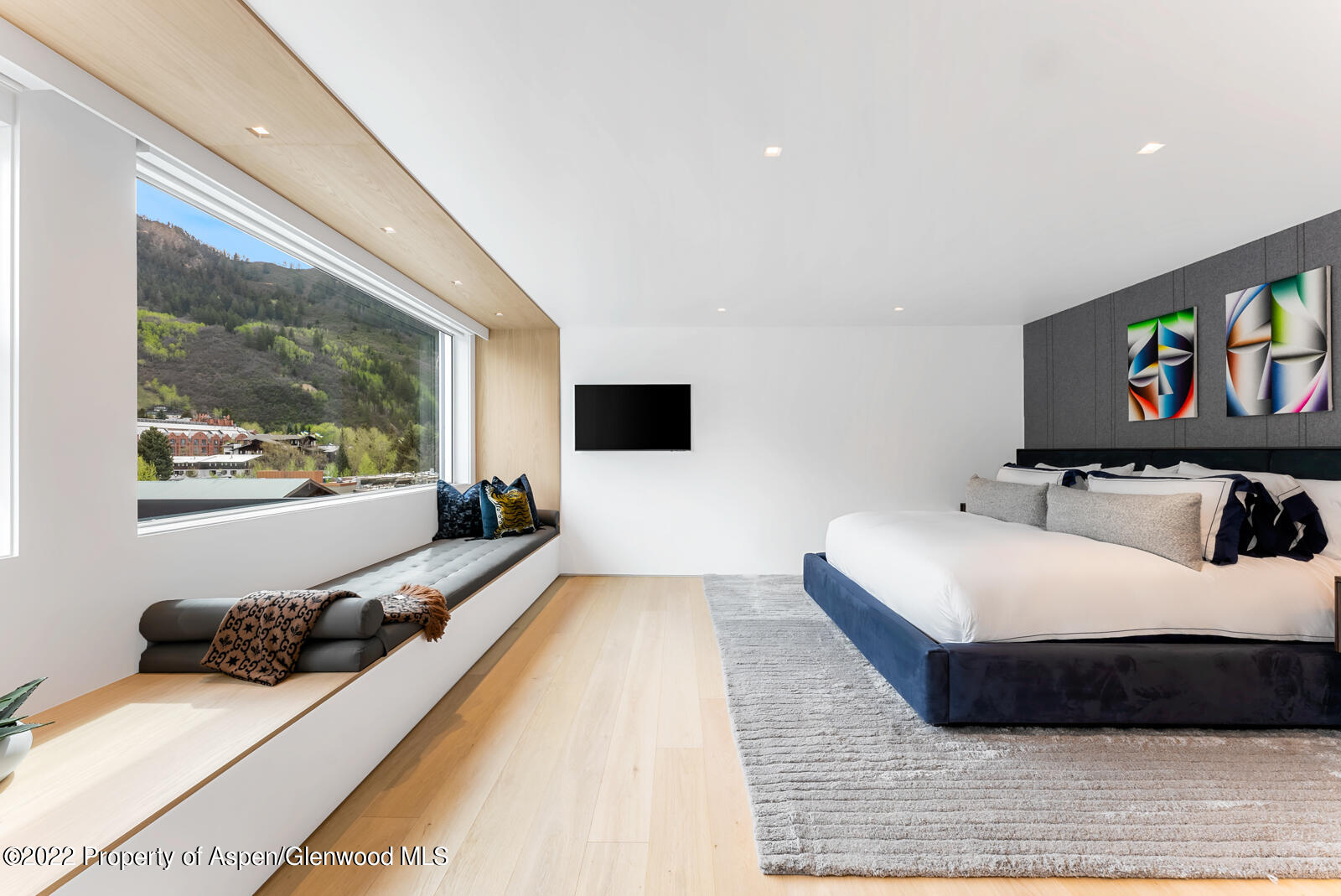 508 East Cooper Avenue, Unit 201 Aspen, CO 81611 - Photo 22 of 54 a living room with furniture and a flat screen tv