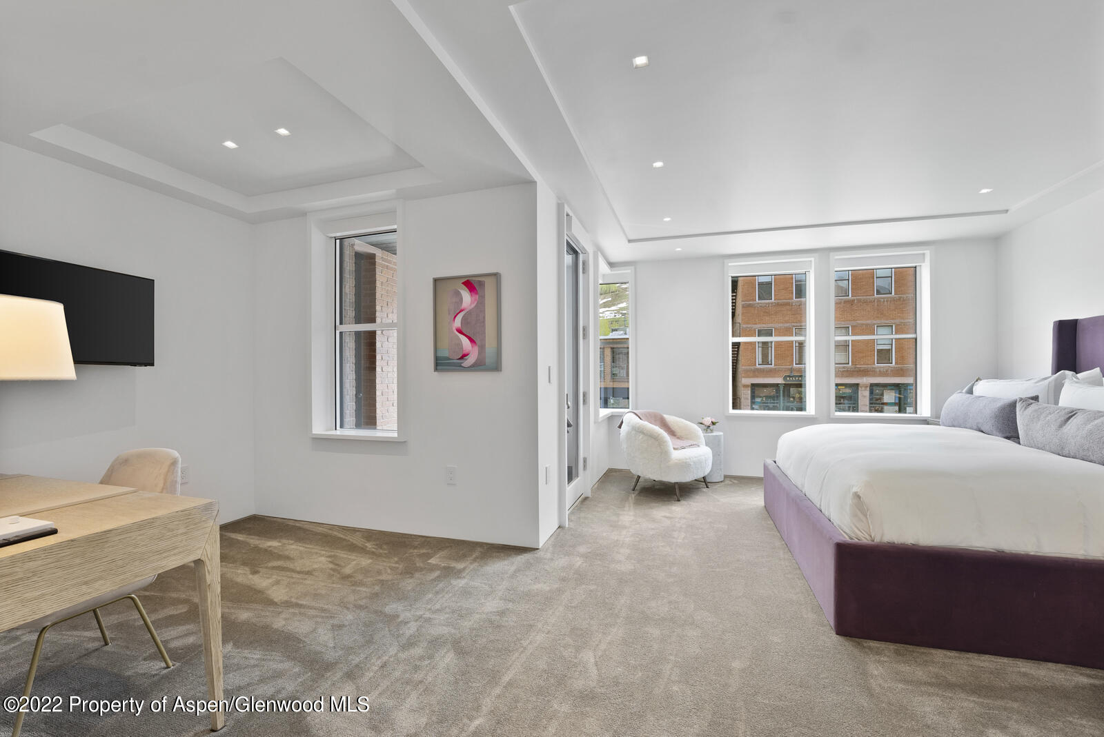 508 East Cooper Avenue, Unit 201 Aspen, CO 81611 - Photo 32 of 54 a living room with furniture and a flat screen tv