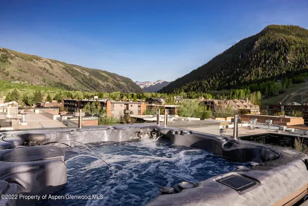 a view of a terrace with sitting area