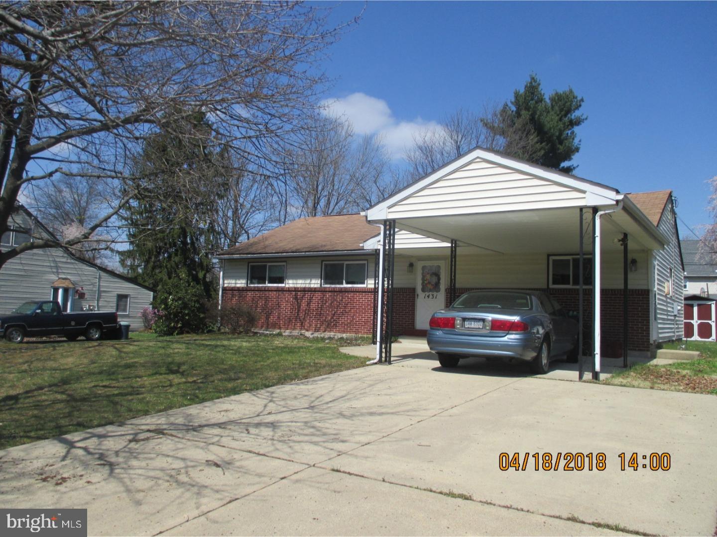 1431 Buttonwood Lane Warminster, PA 18974 - Photo 2 of 20 Exterior Front