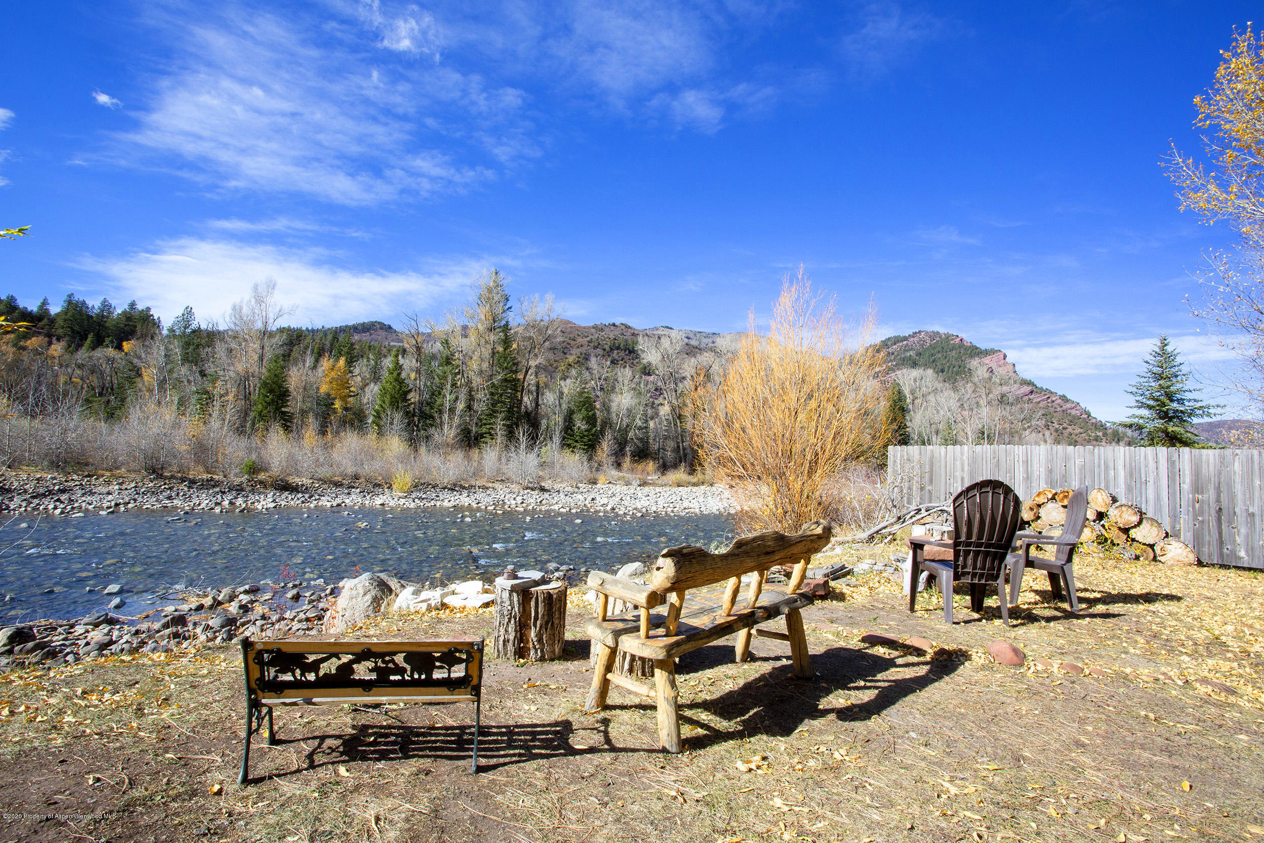 385 Redstone Boulevard Redstone, CO 81623 - Photo 34 of 36 a view of a backyard with sitting area