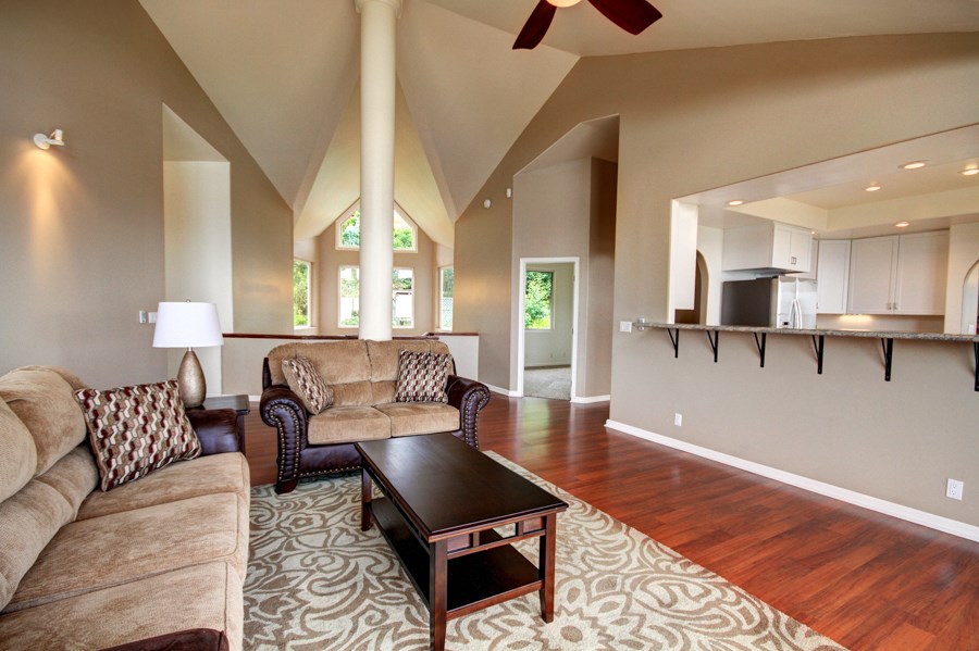 729 Alae Road Kula, HI 96790 - Photo 9 of 30 a living room with furniture and a wooden floor