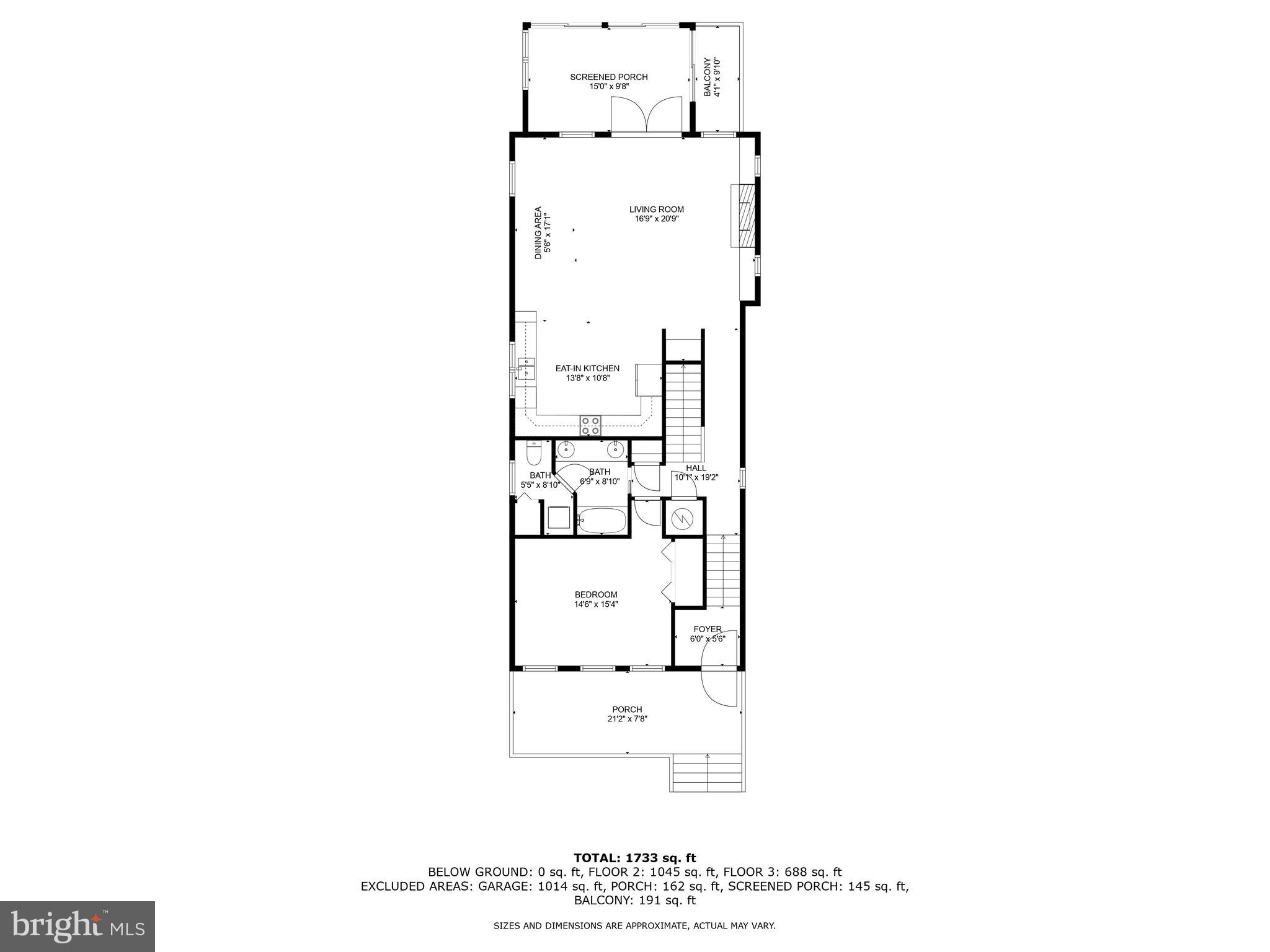 21026 Rock Hall Avenue Rock Hall, MD 21661 - Photo 33 of 34 Main living level floorplan