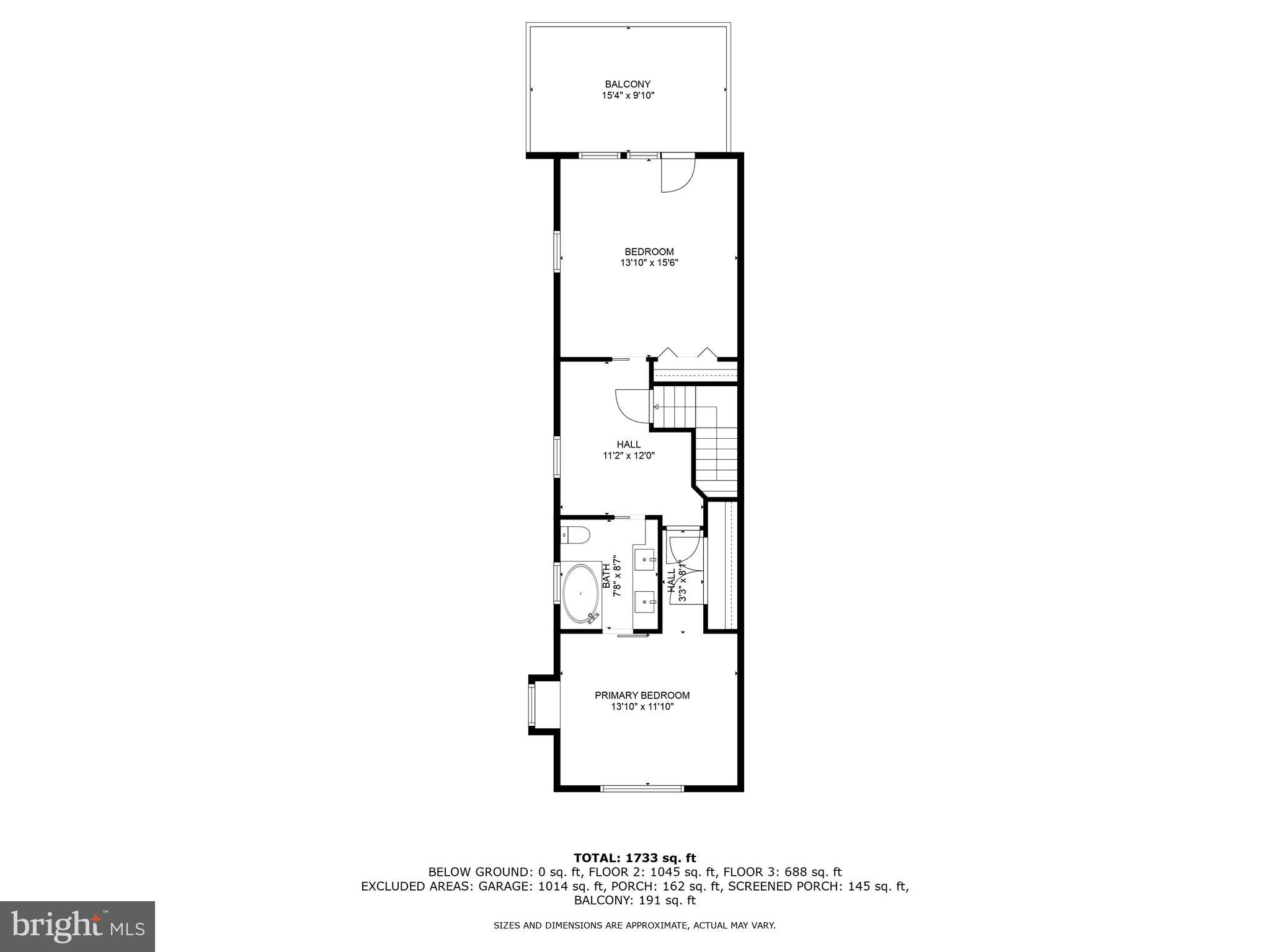 21026 Rock Hall Avenue Rock Hall, MD 21661 - Photo 34 of 34 Upper level floor plan