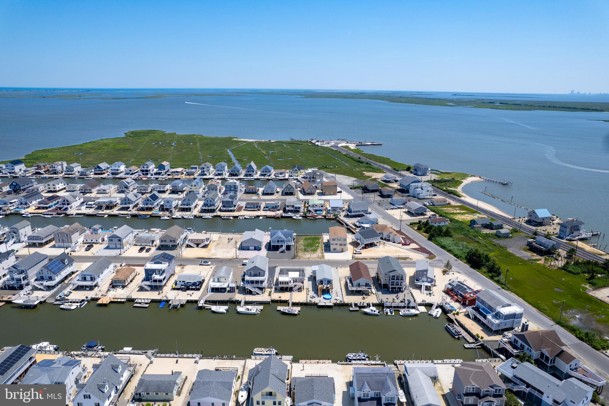 134 Flamingo Road Tuckerton, NJ 08087 - Photo 25 of 32 an aerial view of a city with ocean view