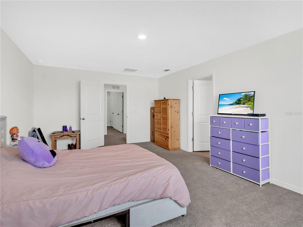 16669 Windmill Forge Pass Wimauma, FL 33598 - Photo 25 of 44 a bedroom with a bed and a dresser