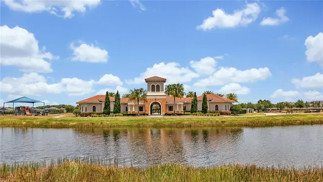 a view of a house with a ocean view