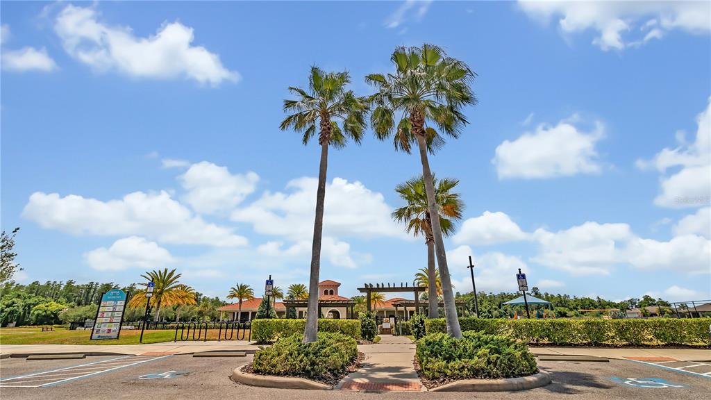 16669 Windmill Forge Pass Wimauma, FL 33598 - Photo 43 of 44 a view of a city with flower garden