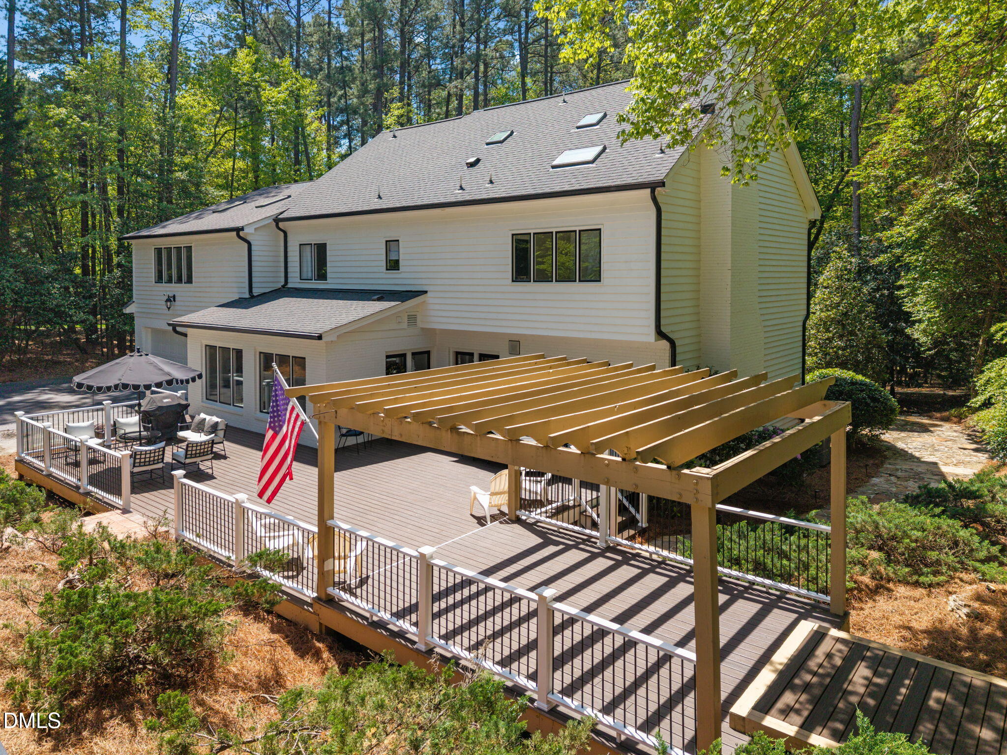 10773 Trego Trail Raleigh, NC 27614 - Photo 40 of 52 Back yard also has pergola area