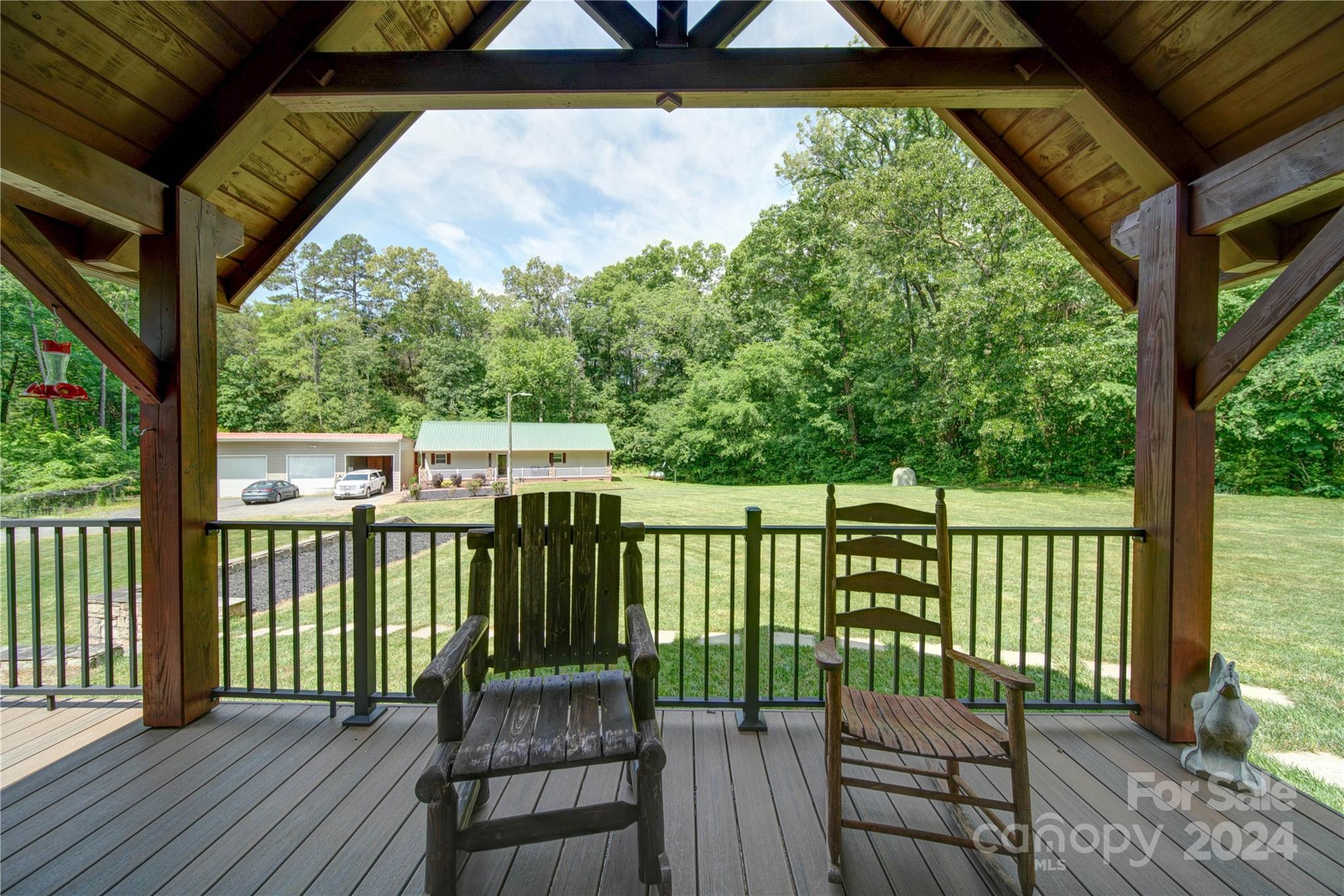 1220 Bridges Acres Road Kannapolis, NC 28083 - Photo 17 of 46 a view of a two chairs in the balcony