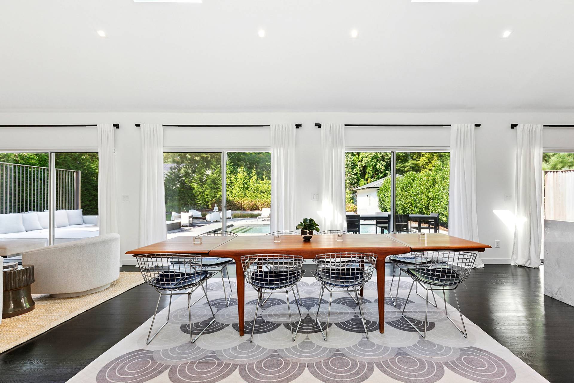 8 Patriots Lane East Hampton, NY 11937 - Photo 5 of 23 a view of a dining room with furniture window and wooden floor