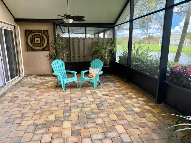 a outdoor seating area with furniture and outdoor space