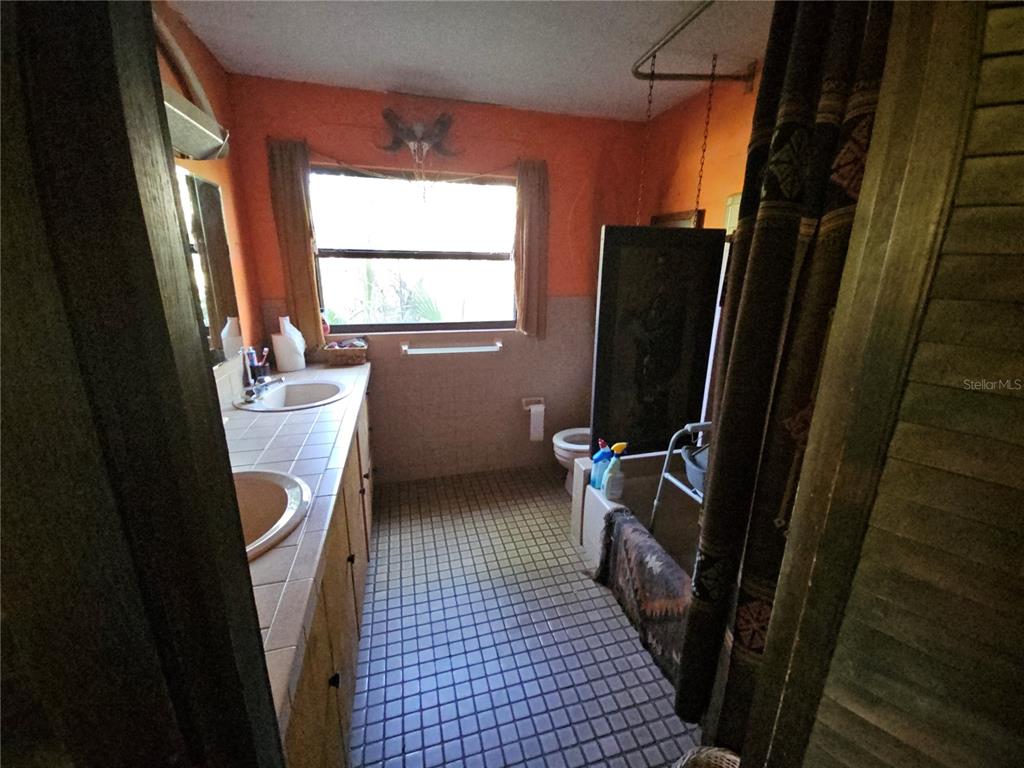 10679 Goose Prairie Road Leesburg, FL 34788 - Photo 22 of 30 a bathroom with a sink a toilet and a tub