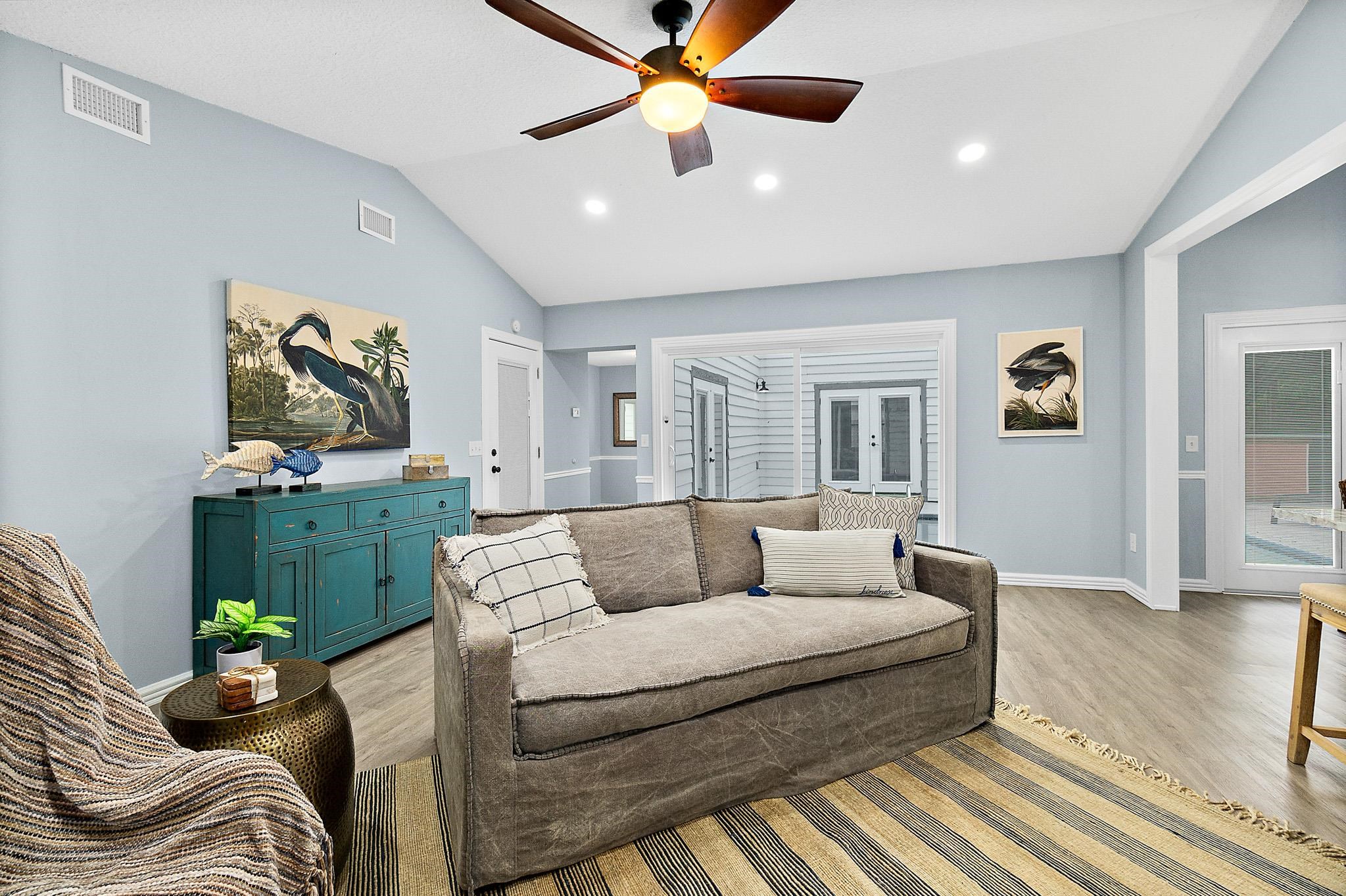 133 Gentian Road St. Augustine, FL 32086 - Photo 7 of 40 a living room with furniture and wooden floor