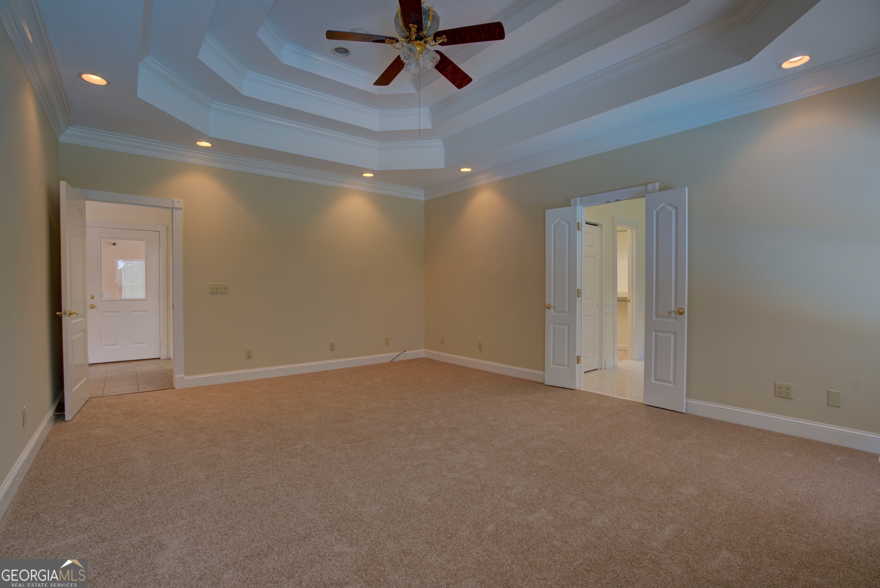 2011 Bailey Road Aragon, GA 30104 - Photo 16 of 66 en empty room with ceiling fan and window