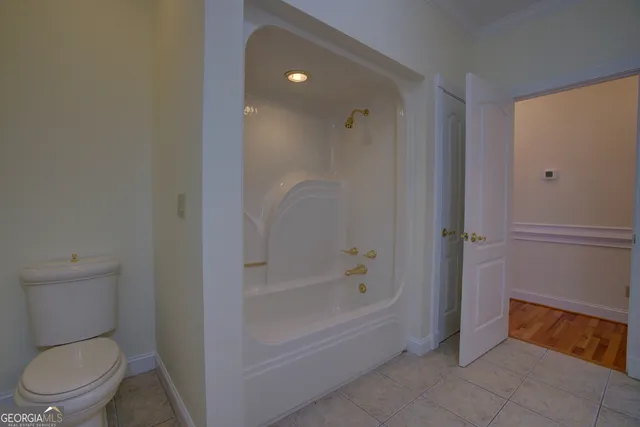 a view of backyard with green space