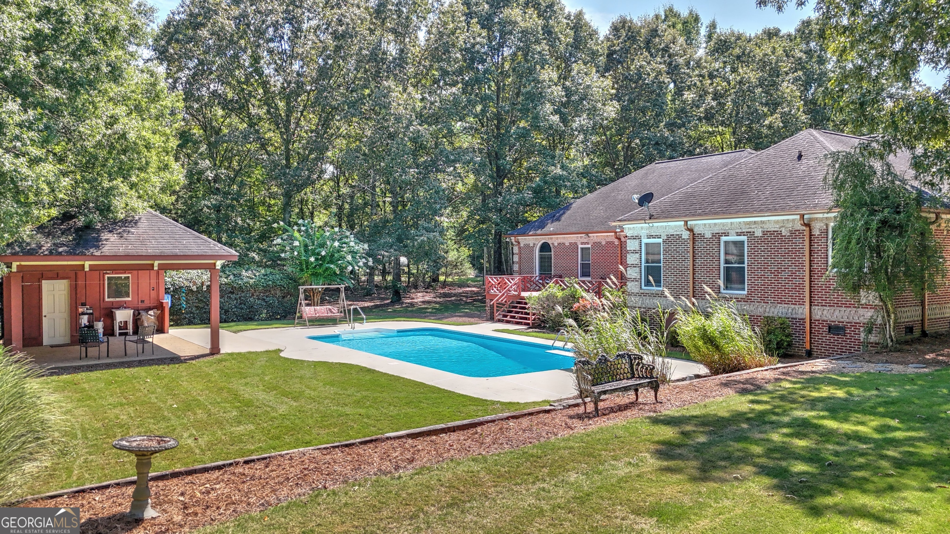 2011 Bailey Road Aragon, GA 30104 - Photo 3 of 66 a view of a house with a yard patio and fire pit