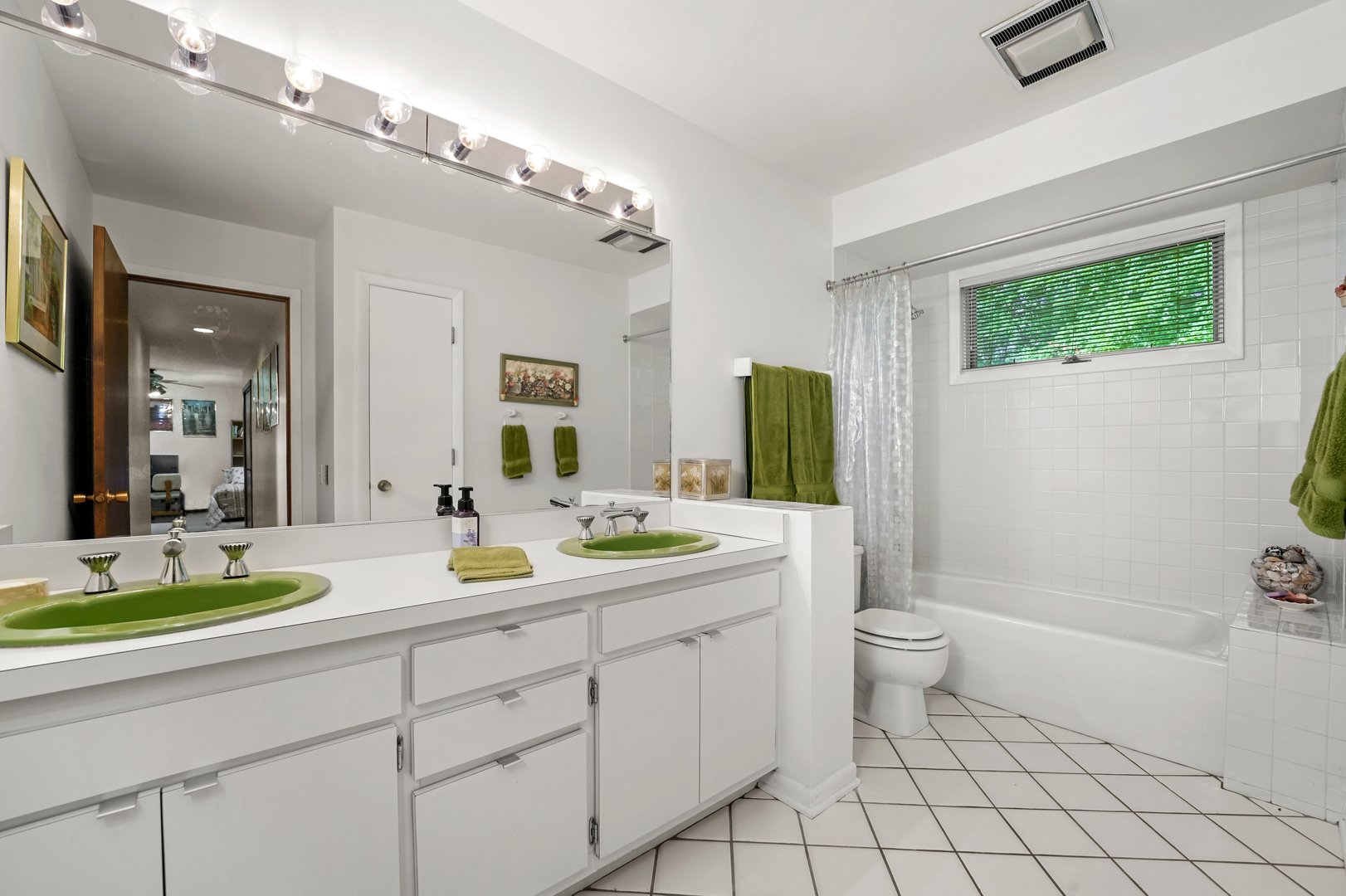 20320 Lea Road Deer Park, IL 60010 - Photo 22 of 31 a spacious bathroom with a double vanity sink toilet and shower