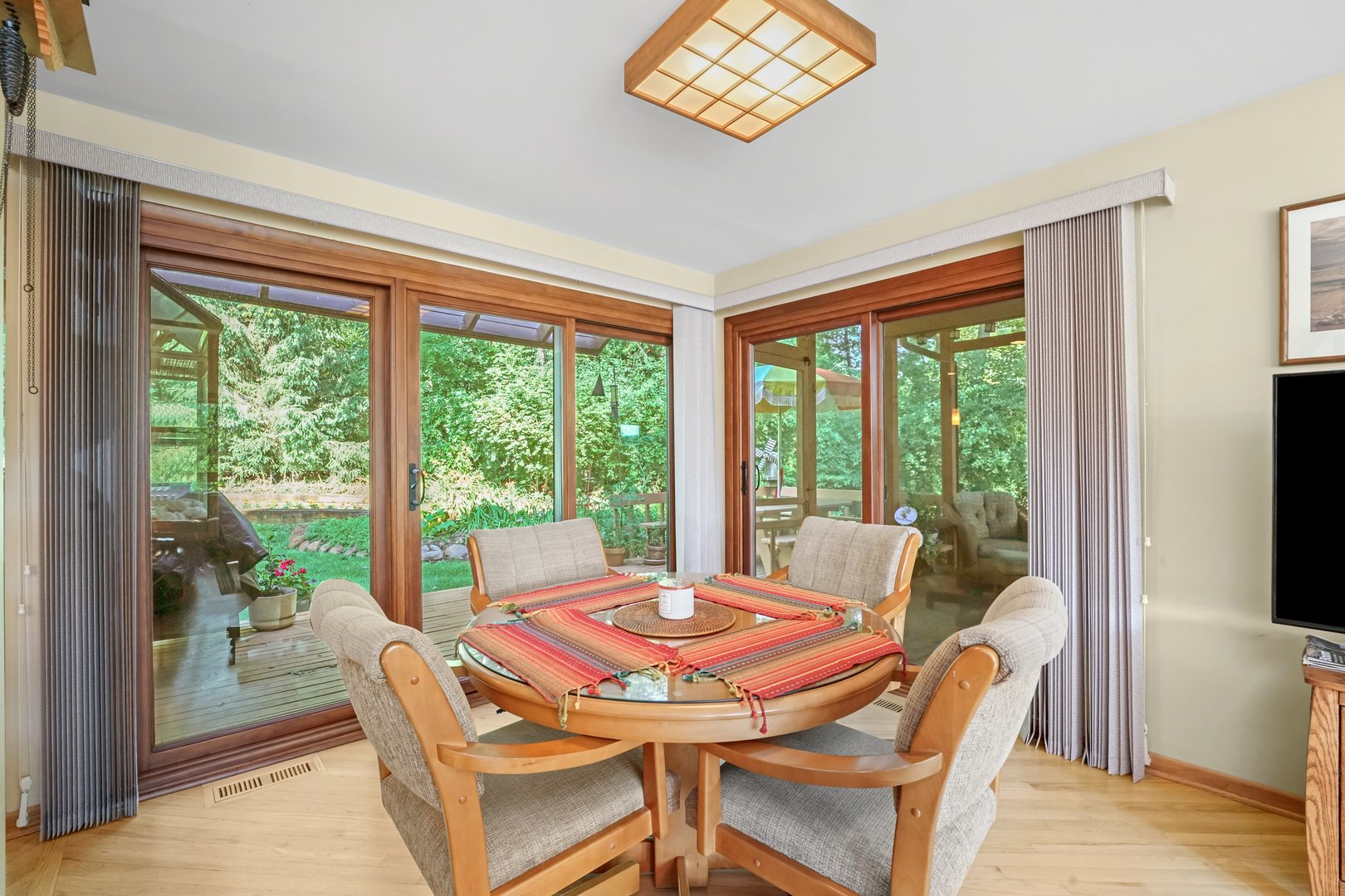 20320 Lea Road Deer Park, IL 60010 - Photo 9 of 31 a view of a dining room with furniture window and wooden floor