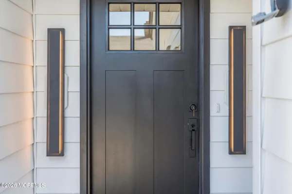 a view of front door